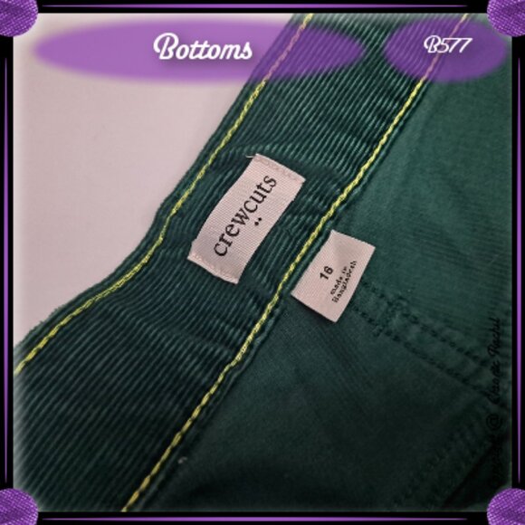 Green Corduroy Adjustable-Waist Pants - Picture 5 of 5